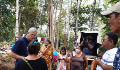 Romero visita Comunidade Julião para conhecer as necessidades dos ribeirinhos