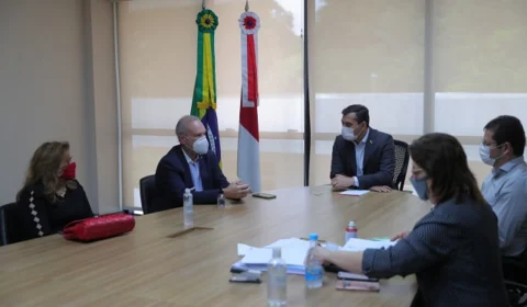Wilson Lima reúne com TCE-AM para detalhar plano de Enfrentamento à Covid-19 no Estado