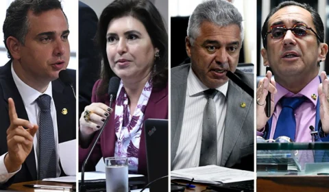 Quatro senadores disputam a Presidência do Senado em fevereiro