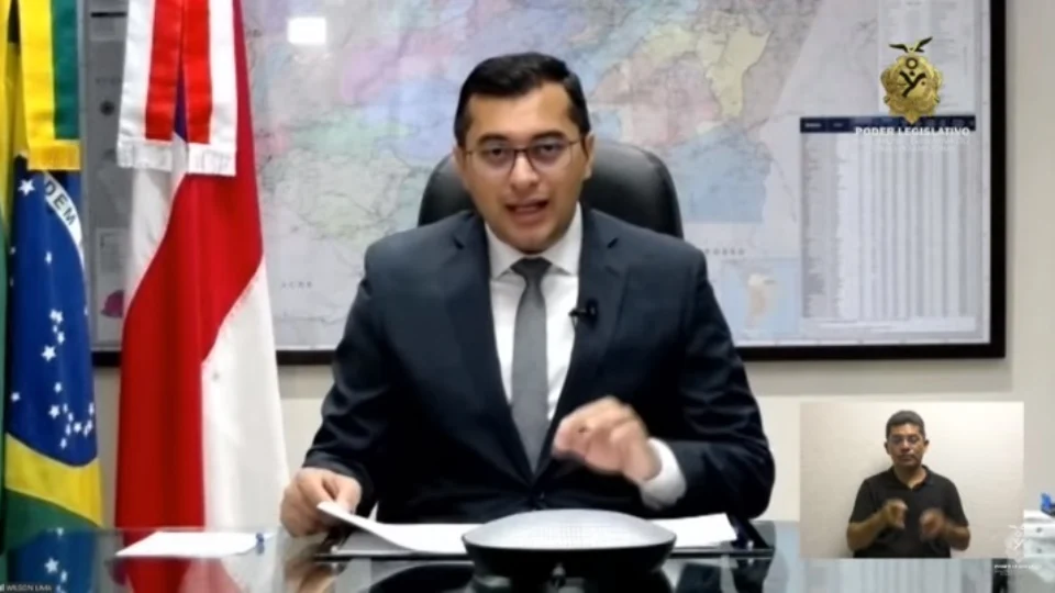 ‘Os que hoje cobram de mim, não cobraram os outros lá atrás’, diz Wilson Lima durante abertura dos trabalhos na ALEAM