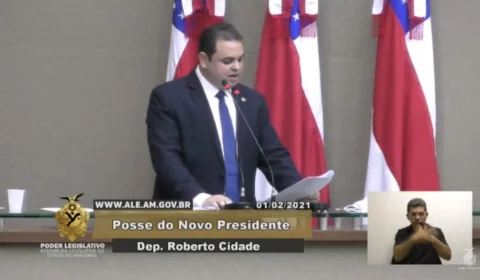 Roberto Cidade assume presidência da ALEAM para o biênio 2021/2022