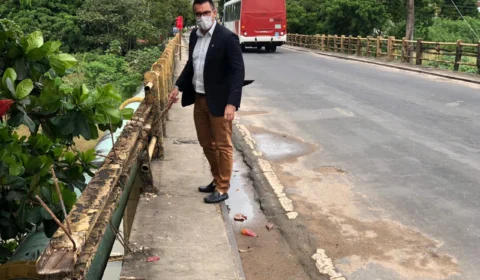 Vereador Rodrigo Guedes solicita reforma completa da Ponte do Bariri, no bairro Presidente Vargas