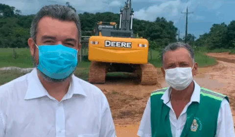 Seminf atende pedido de Peixoto e realiza manutenção em ramal na área do Tarumã-Mirim