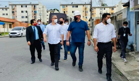 Lissandro Breval e Dr. Eduardo Assis fiscalizam revitalização no Viver melhor 1ª e 2ª etapa