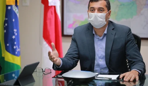 Wilson Lima se reúne com presidente da Câmara para discutir orçamento para o combate à Covid-19