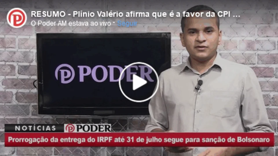 AO VIVO | Plínio Valério afirma que é a favor da CPI da Covid, mas contra interferência do STF