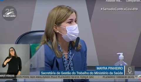 CPI: Mayra Pinheiro nega que indicou ‘tratamento precoce’ da cloroquina para Covid-19