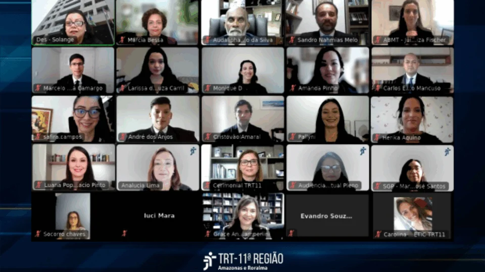 TRT11 empossa 11 novos juízes em solenidade telepresencial