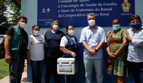 Vereador Peixoto acompanha vacinação contra a covid-19 na zona rural de Manaus