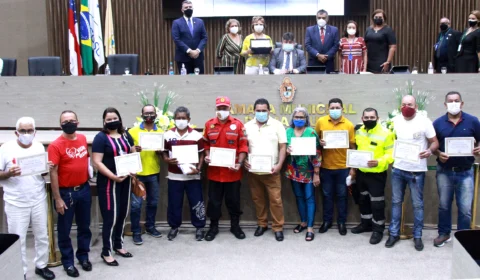 Doadores de sangue são homenageados na Câmara de Manaus