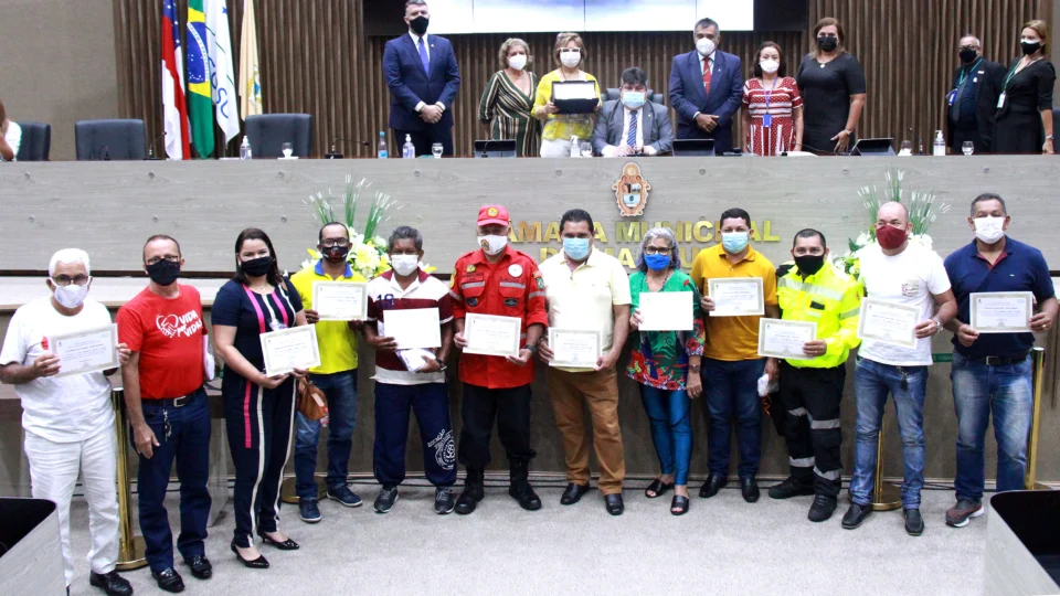 Doadores de sangue são homenageados na Câmara de Manaus