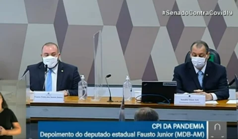 Jovem deputado, Fausto Jr. deixa Braga e Omar em maus lençóis na CPI da Pandemia
