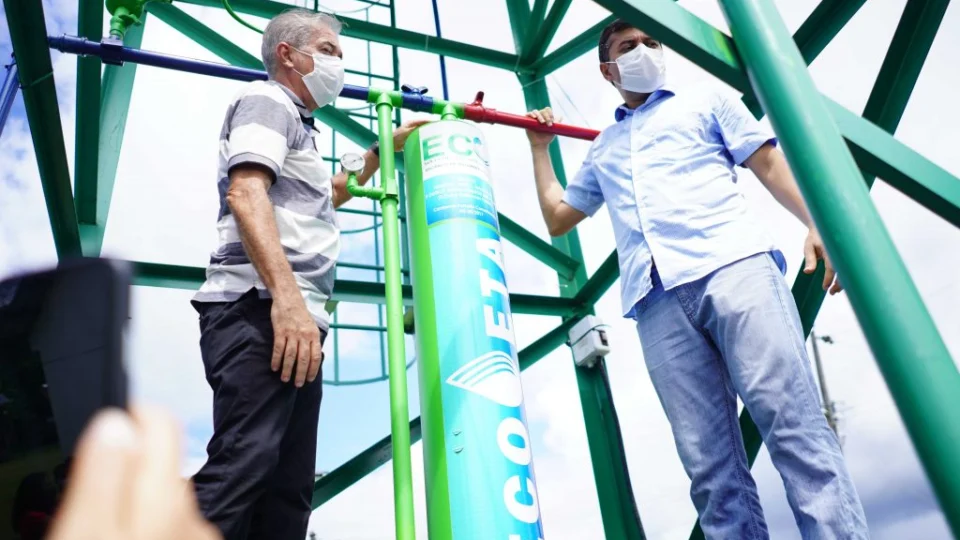 Wilson Lima inaugura agência da Cosama e leva projeto ‘Água Boa’ para Nova Olinda do Norte