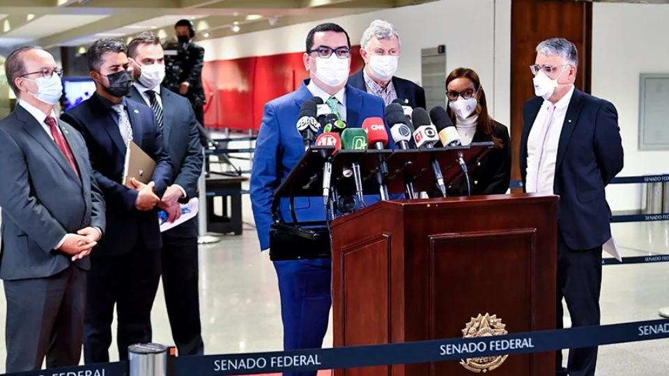 Senadores da base do governo avaliam positivamente audiência da CPI da Pandemia