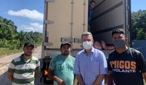 Vereador Peixoto vistoria trecho da BR-174 e constata péssimas condições da rodovia