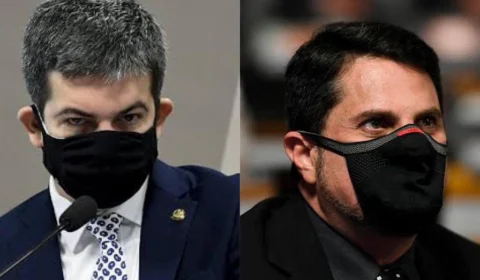 Marcos do Val e Randolfe Rodrigues discutem na CPI da Pandemia por conta de grupos prioritários de vacinação