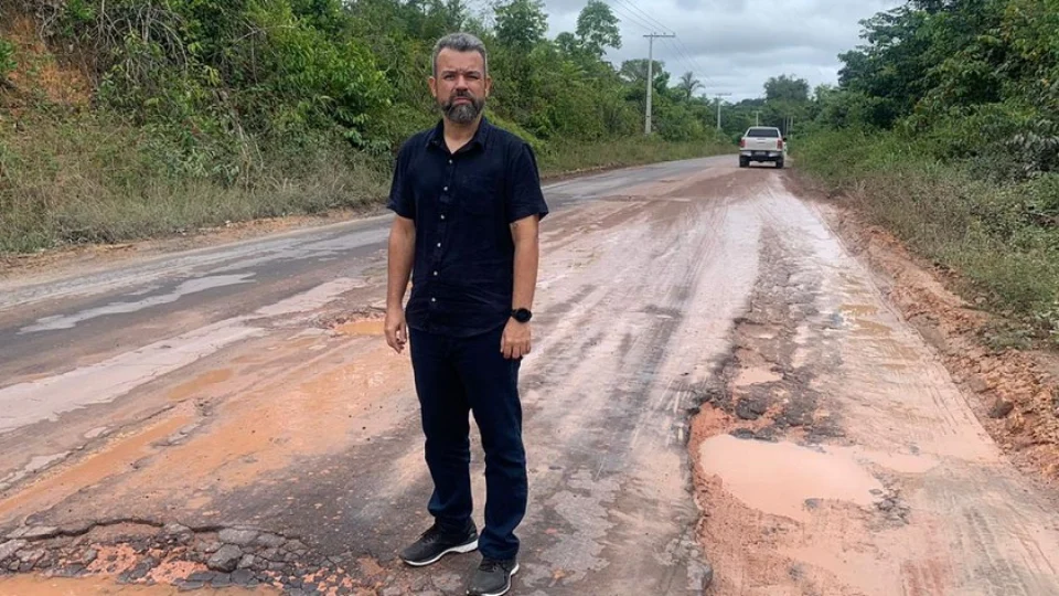 Peixoto destaca obras na AM-010 ao realizar visita na Região Metropolitana de Manaus