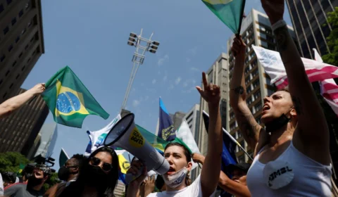 Capitais registram manifestações contra o presidente Jair Bolsonaro