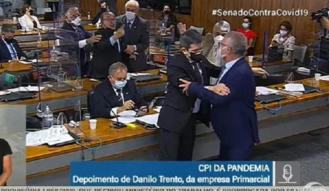 Bate-boca na CPI: Renan Calheiros chama Jorginho Mello de ‘vagabundo’; veja vídeo