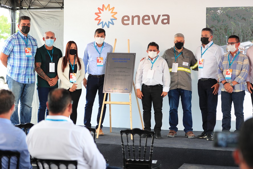governador wilson lima, deputados e executivos da eneva na inauguração de térmica no campo de azulão 3 foto diego peres secom