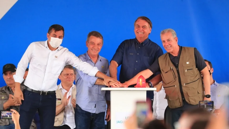 Em Roraima, Wilson Lima participa da inauguração de termoelétrica que recebe gás natural produzido no Amazonas