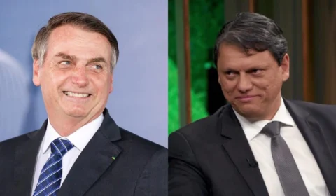 Bolsonaro e ministro Tarcísio Freitas afirmam que paralisação dos caminhoneiros vai impactar na Economia