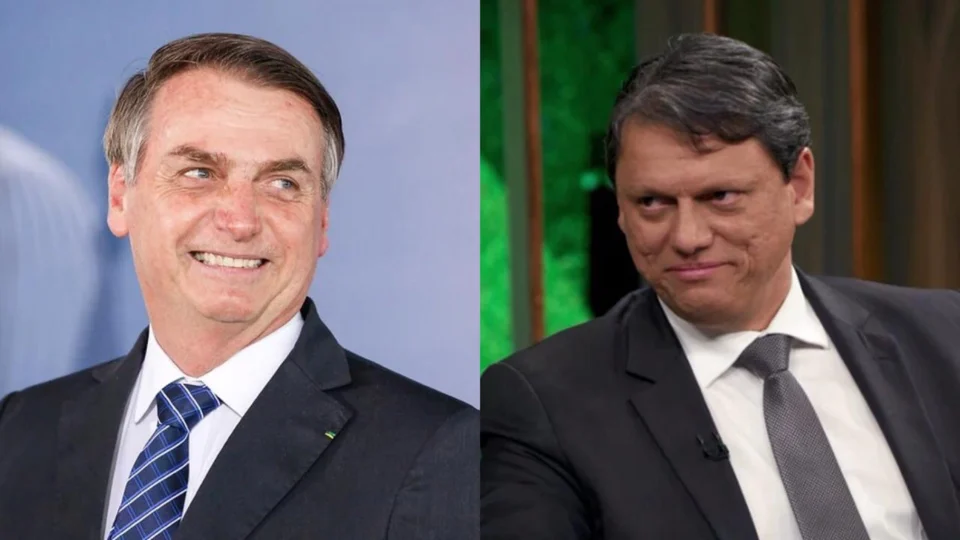 Bolsonaro e ministro Tarcísio Freitas afirmam que paralisação dos caminhoneiros vai impactar na Economia
