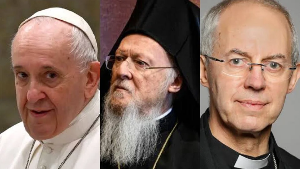Papa Francisco, Bartolomeu I de Constantinopla e o Arcebispo de Cantuária fazem declaração sobre as mudanças climáticas