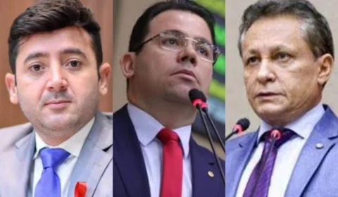 Isolado, Wilker Barreto é repreendido por Carlinhos Bessa e Adjuto Afonso durante sessão da ALEAM