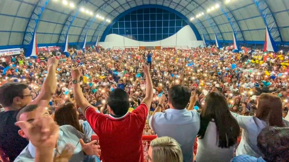 Com presença de Adail Pinheiro, Keitton Pinheiro promove convenção em Coari; veja vídeo