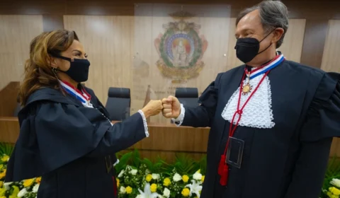 Mirza Telma e Cezar Bandiera são empossados novos desembargadores do TJAM