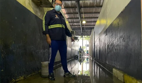 Rodrigo Guedes denuncia más condições da feira do Santo Antônio