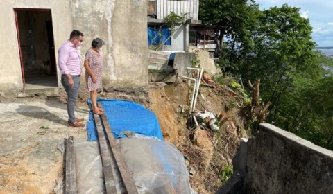 Rodrigo Guedes pede obra emergencial de contenção na orla do São Raimundo