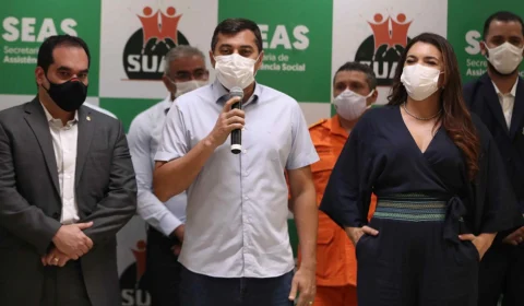 Wilson Lima e ministro Marcelo Queiroga abrem ação de educação em saúde em Manaus