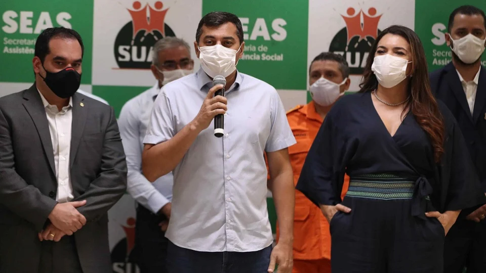 Wilson Lima e ministro Marcelo Queiroga abrem ação de educação em saúde em Manaus