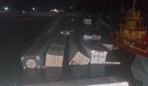 Ipaam fiscaliza ocorrência de acidente no Porto Chibatão