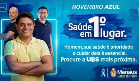 Novembro Azul: Homem, sua saúde é prioridade e cuidar dela é essencial