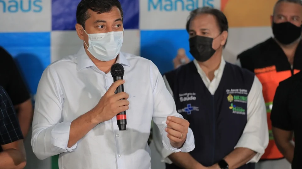 Wilson Lima acompanha início da vacinação contra a Covid-19 de crianças de 5 a 11 anos