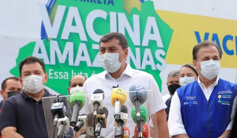 Wilson Lima anuncia vacinação em supermercados para intensificar imunização contra a Covid-19