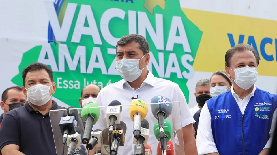 Wilson Lima anuncia vacinação em supermercados para intensificar imunização contra a Covid-19