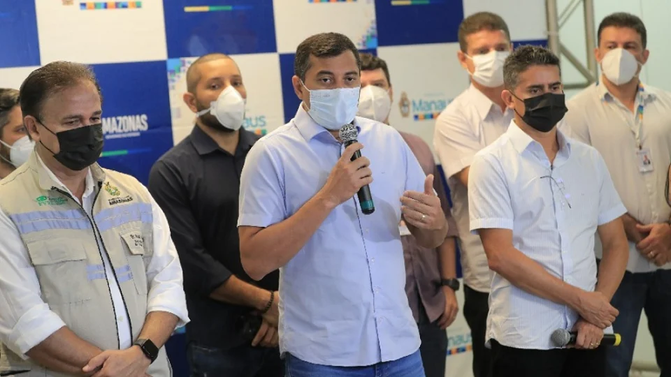 Wilson Lima e David Almeida inauguram Centro de Testagem da Covid-19, com capacidade para atender 10 mil pessoas ao dia