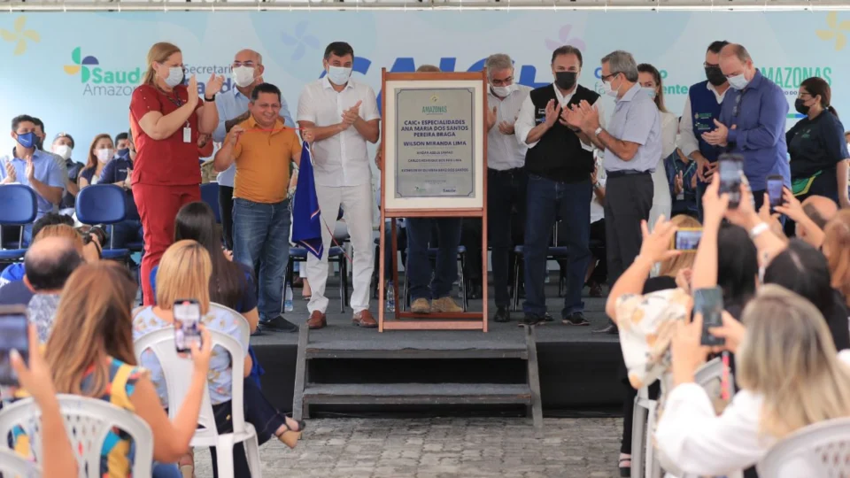 Caic Ana Braga é reinaugurado por Wilson Lima