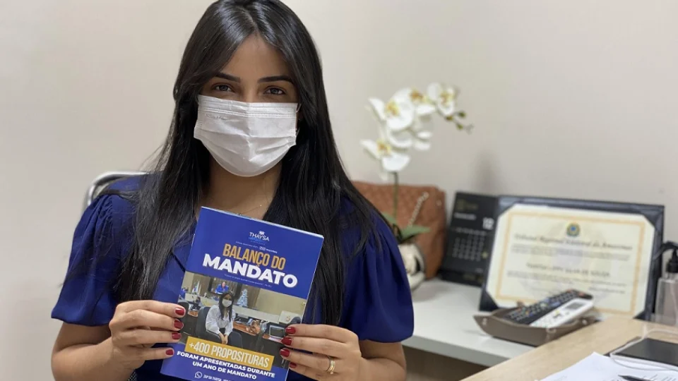 Thaysa Lippy encerra 2021 apresentando balanço com mais de 400 proposituras