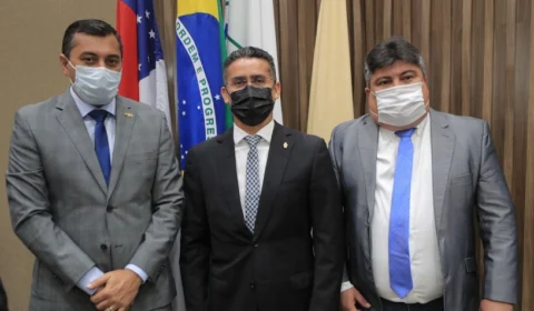 Prefeito David Almeida agradece Wilson Lima por parcerias para investimentos em Manaus