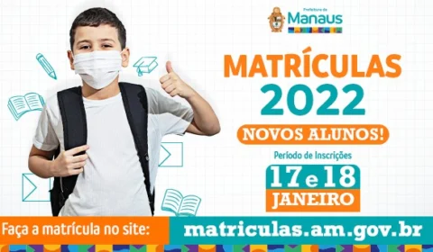 Matrículas 2022 – É hora de matricular a criançada