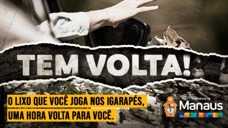 O lixo que você joga nos igarapés, uma hora volta pra você