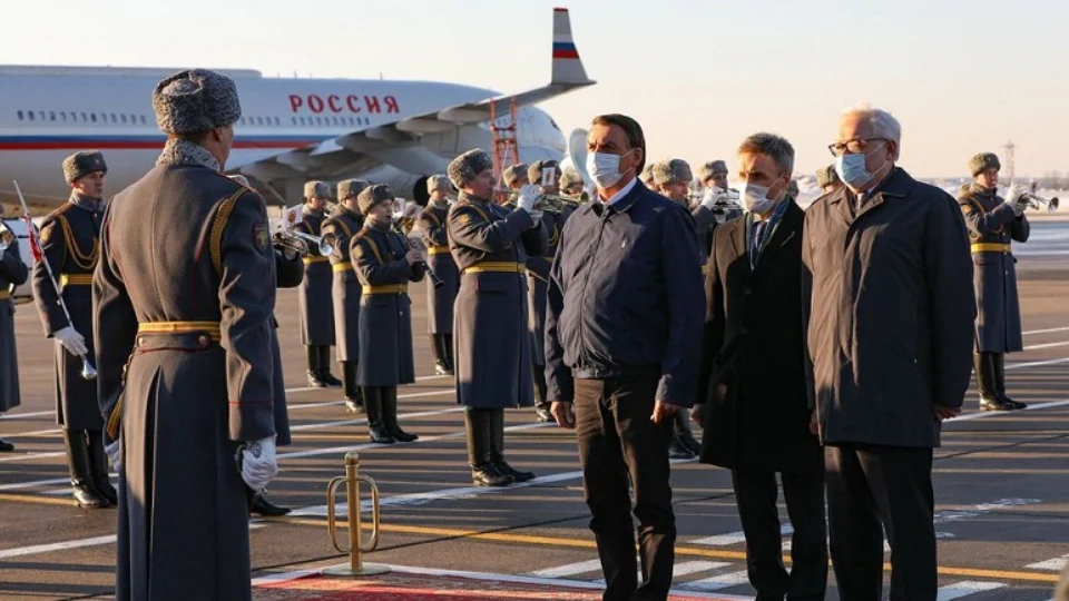 Jair Bolsonaro desembarca na Rússia