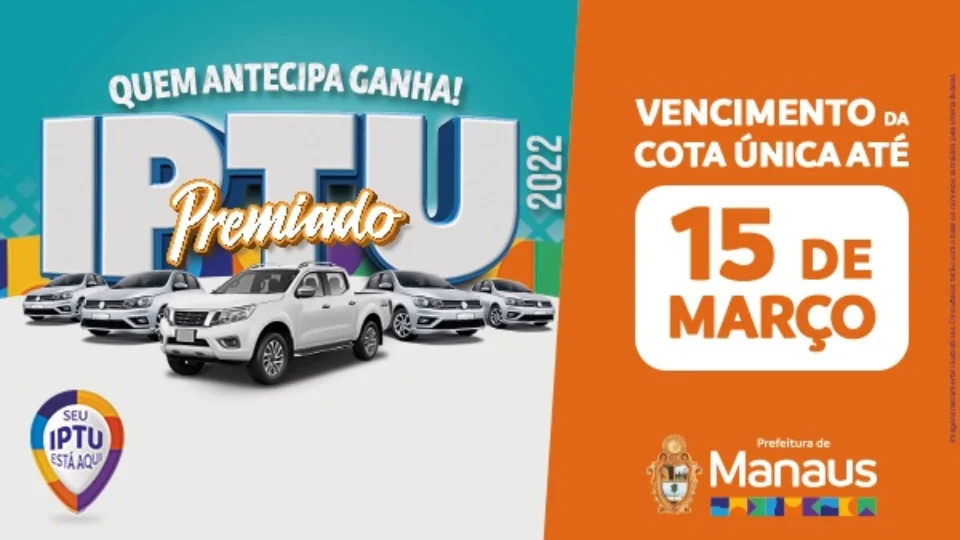 IPTU 2022: cota única até 15 de março