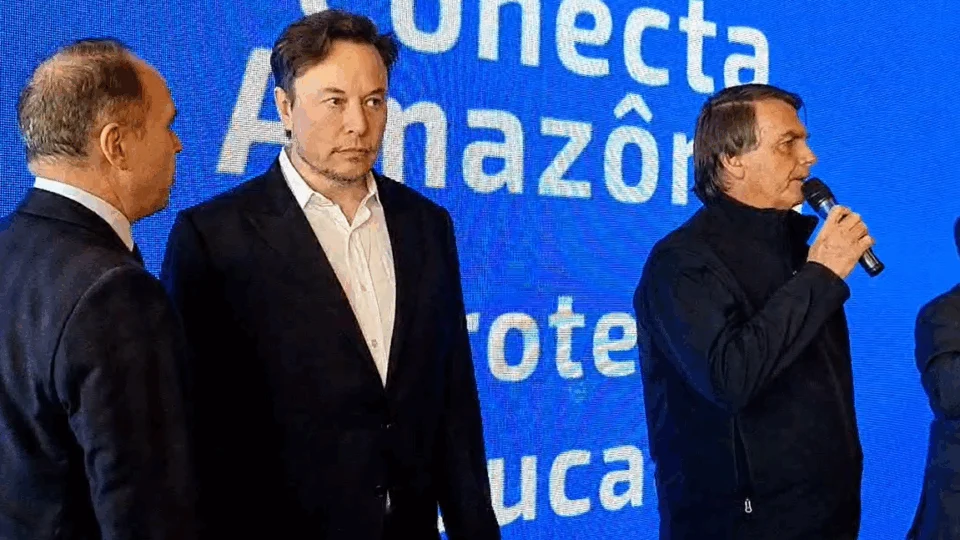 Bolsonaro chama o bilionário Elon Musk de “sopro de esperança”