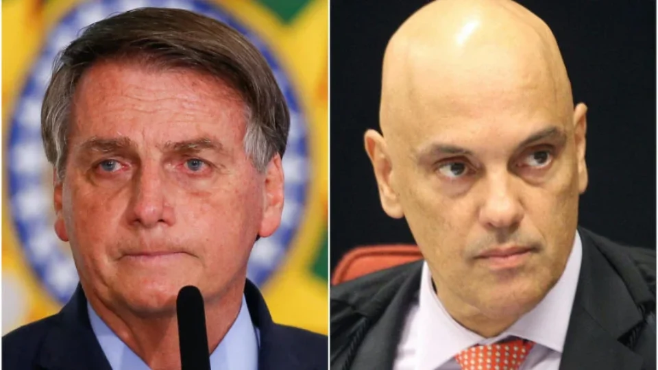 Bolsonaro pede que PGR investigue o ministro Alexandre de Moraes